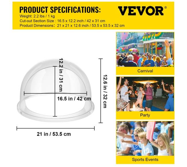 52 cm saldainių vatos mašinos gaubtas6