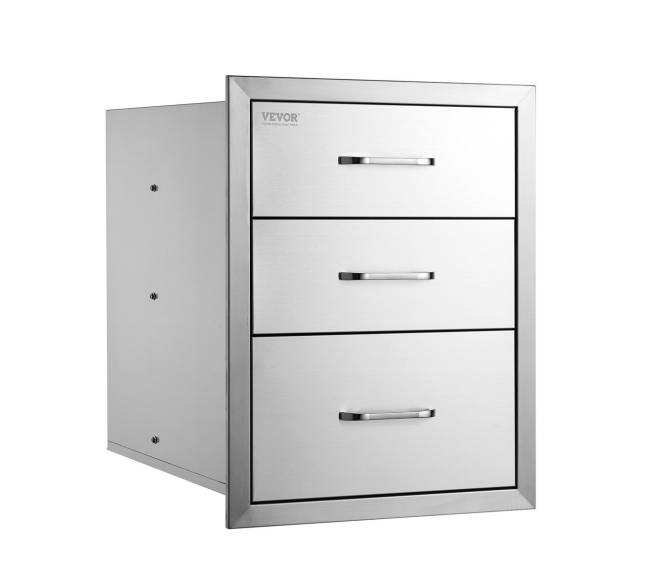 Vevor lauko virtuvės stalčius iš nerūdijančio plieno8