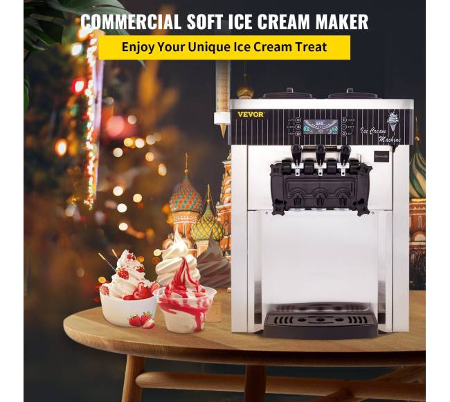 Komercinė minkštų ledų mašina 2200W1