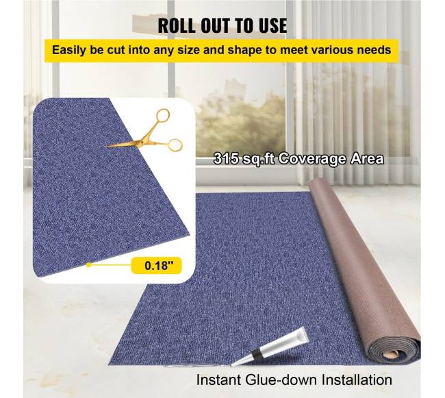 Lauko ir vidaus kilimas su neslystančiu pagrindu4