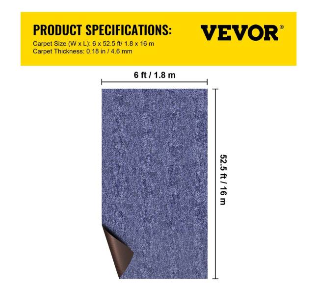 Lauko ir vidaus kilimas su neslystančiu pagrindu6