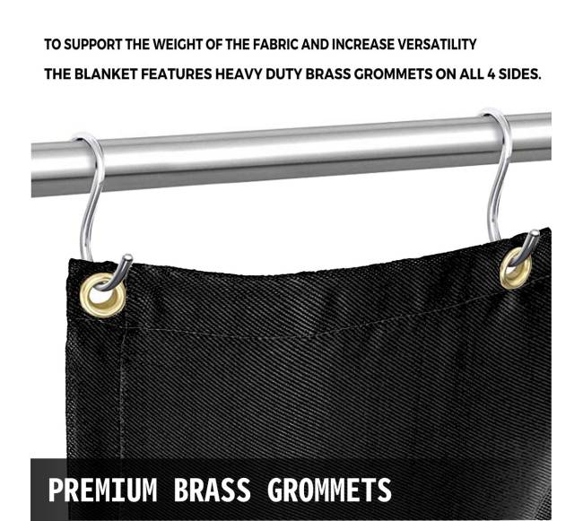 Suvirinimo antklodė iš stiklo pluošto 8 x 10 pėdų4