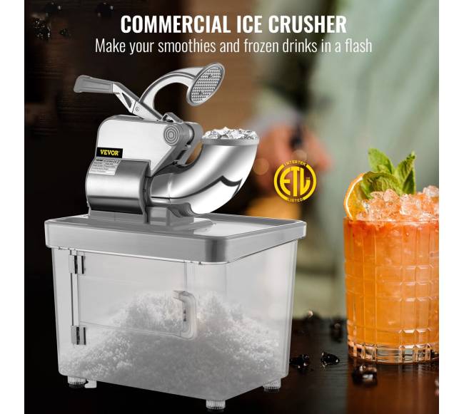 Kompaktiška ledo malimo mašina su dėže1