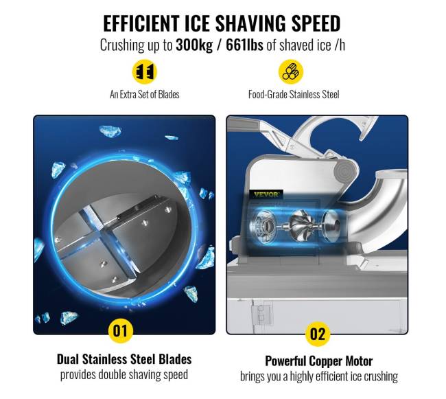 Kompaktiška ledo malimo mašina su dėže2