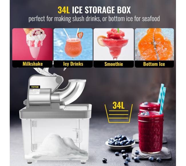 Kompaktiška ledo malimo mašina su dėže5