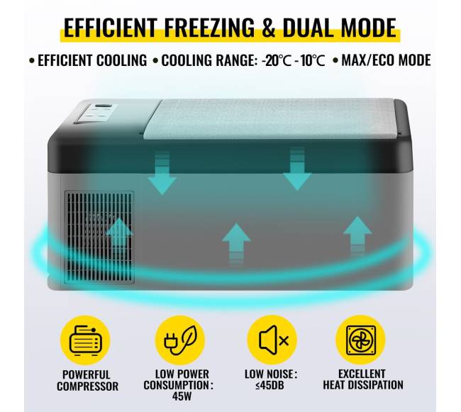 Nešiojamas automatinis šaldiklis 15L2