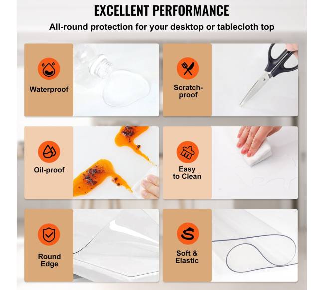 Skaidrus PVC staltiesės kilimėlis3