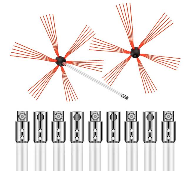 Kaminų valymo rinkinys sooteater 10m9