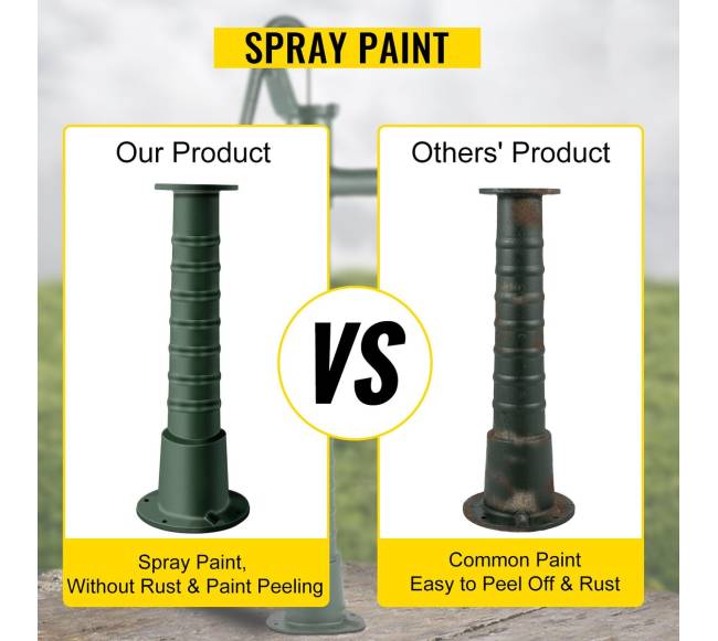 Antikinė rankinė vandens pompa iš ketaus3