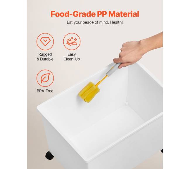 Ingredientų dėžės su rateliais, 3 vnt.3