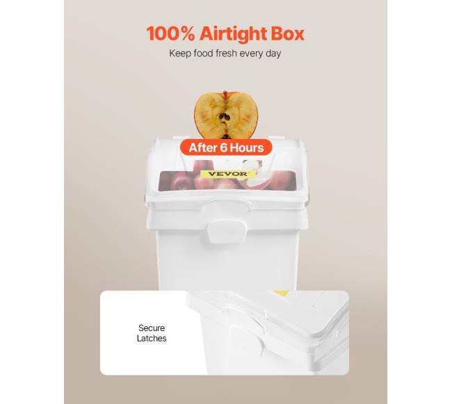 Ingredientų konteineris su ratukais, 20 L, 3 vnt.2