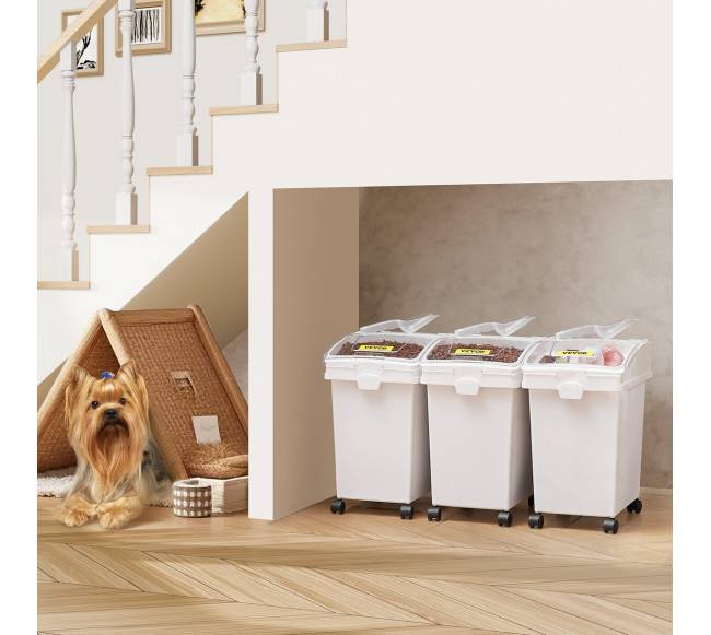 Ingredientų konteineris su ratukais, 20 L, 3 vnt.7