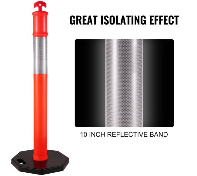 Kelių užtvaros stulpai 110 cm, 3 vnt.2