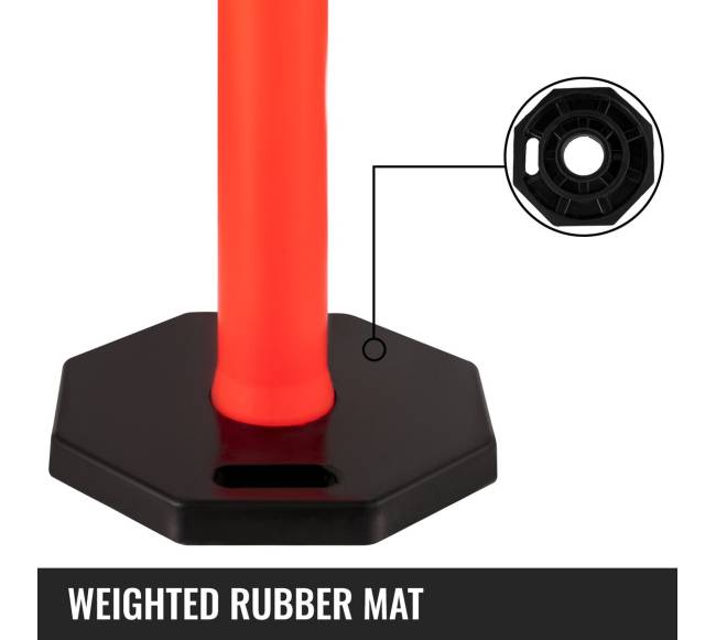 Kelių užtvaros stulpai 110 cm, 3 vnt.3