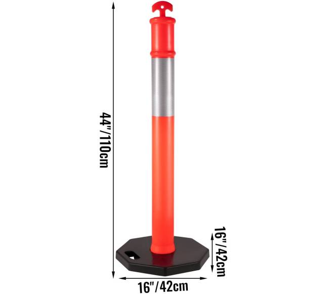 Kelių užtvaros stulpai 110 cm, 3 vnt.7