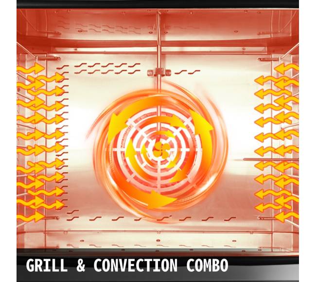 Stalviršinis 4-lygių grilio orkaitė2