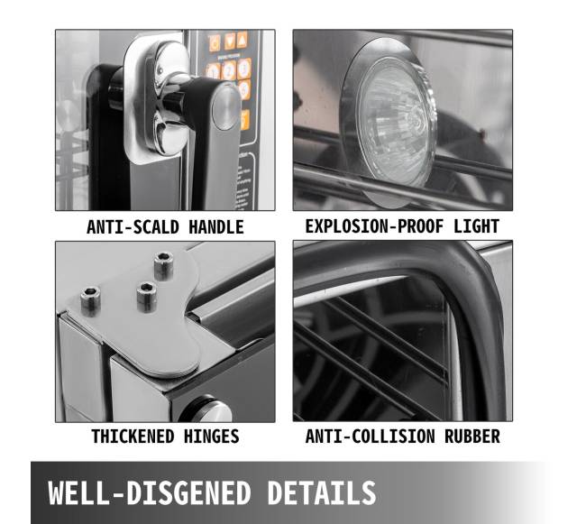 Stalviršinis 4-lygių grilio orkaitė6