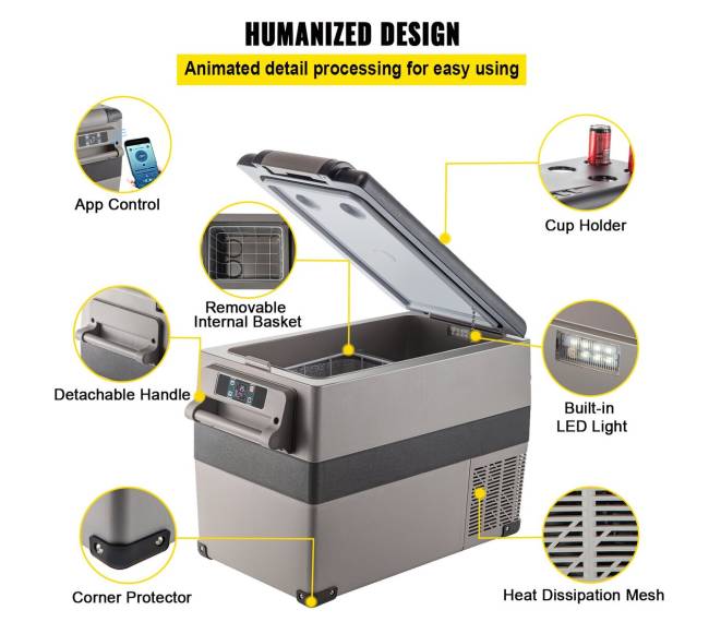 Nešiojamas automobilinis šaldiklis 45L4