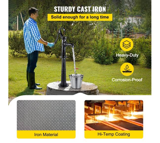 Rankinė vandens pompa su stovu4