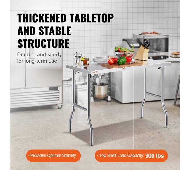 48 x 24 colių nerūdijančio plieno stalviršis2