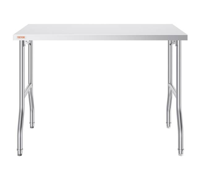 48 x 24 colių nerūdijančio plieno stalviršis9