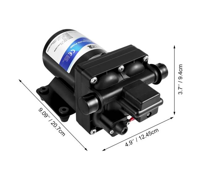 12 V 3 GPM vandens pompa su slėgio jungikliu7