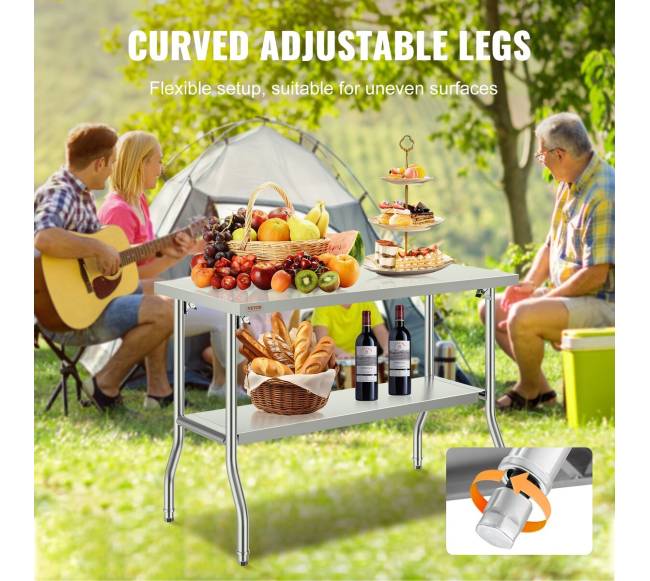 Sulankstomas komercinis darbo stalas 122 x 61 cm4