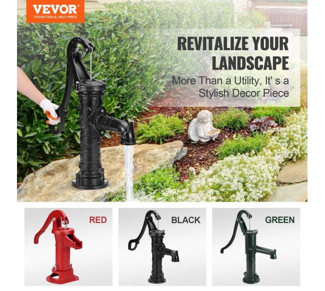 Senovinė rankinė vandens pompa1