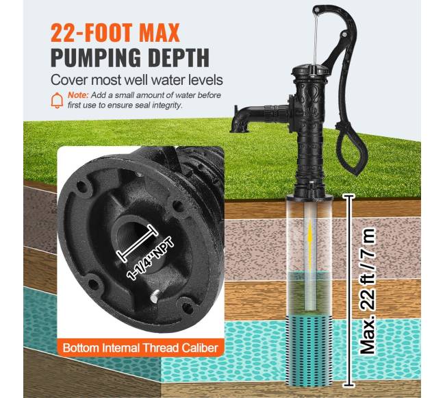 Senovinė rankinė vandens pompa2