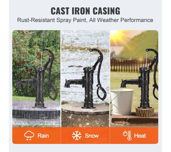 Senovinė rankinė vandens pompa3