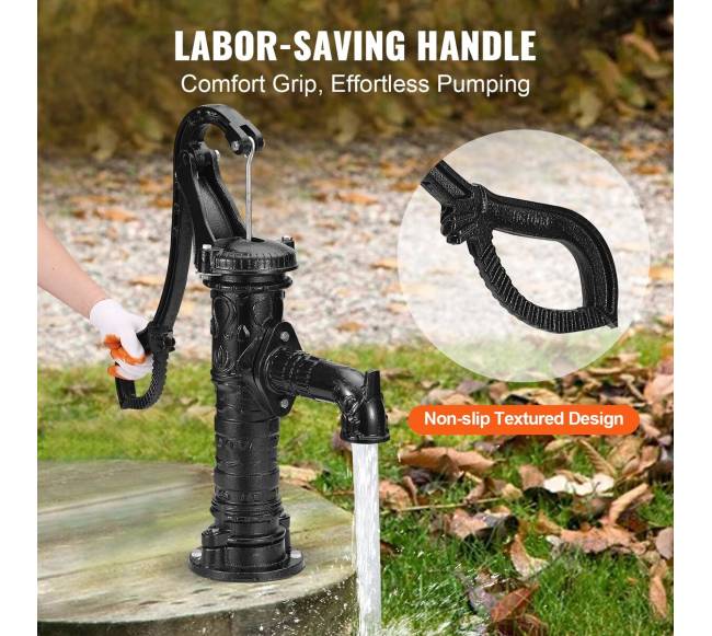 Senovinė rankinė vandens pompa4