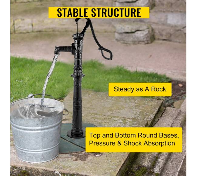 Ketaus vandens siurblio stovas su lengva instaliacija5