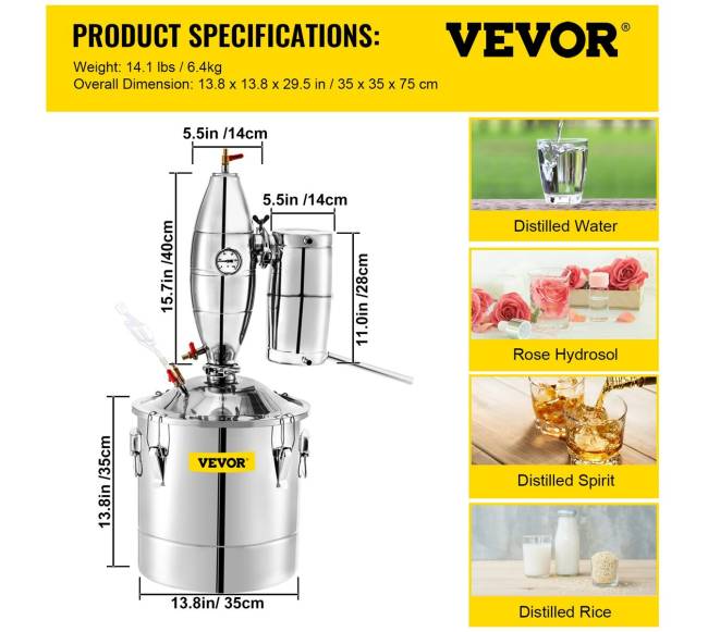 30L talpos vandens distiliatorius eterinių aliejų gamybai6