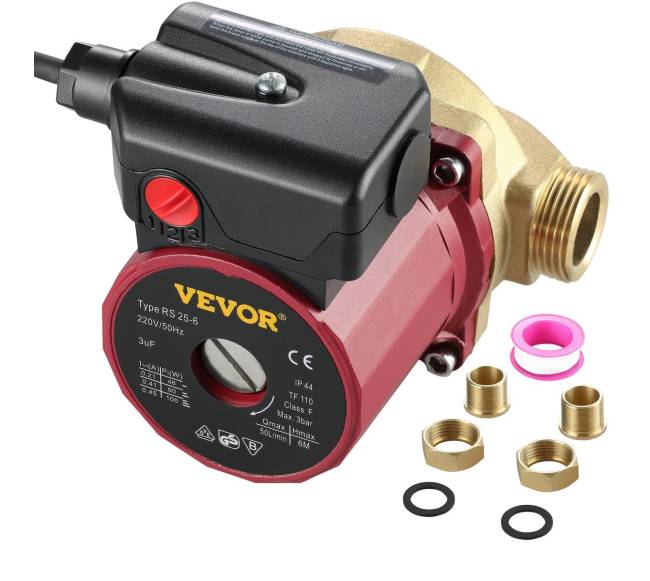 Karšto vandens cirkuliacinis siurblys 220V 90W0