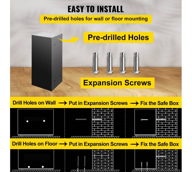 83 cm dvigubų durų saugus seifas5