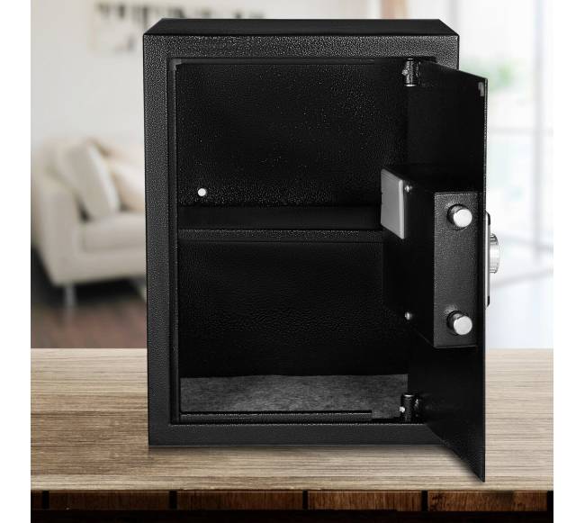 Pirštų atspaudų seifas su lentyna7