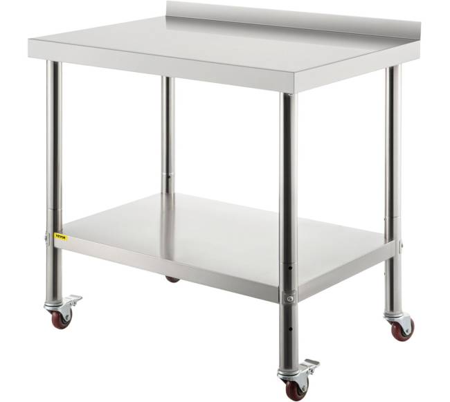 Nerūdijančio plieno darbastalis virtuvei0