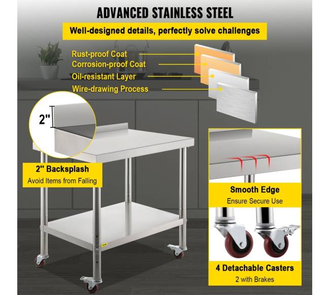 Nerūdijančio plieno darbastalis virtuvei4