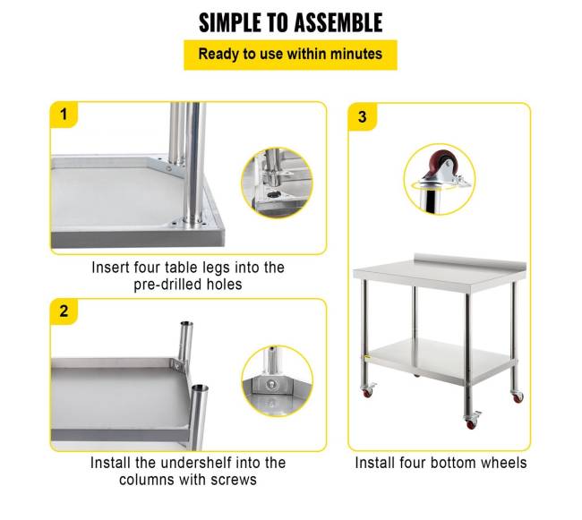 Nerūdijančio plieno darbastalis virtuvei5