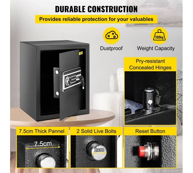 Seifas su piršto atspaudo užraktu3