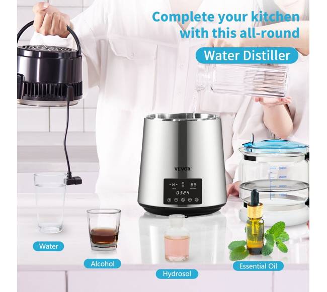 Vandens distiliatorius, 4L distiliuotojo aparatas1