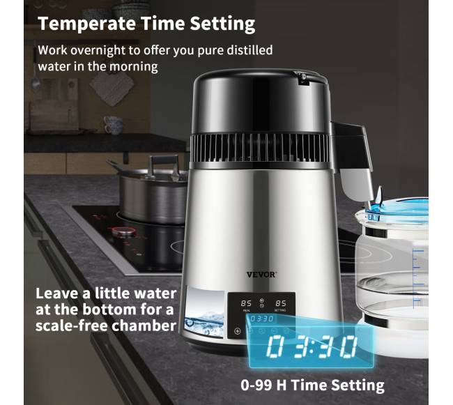 Vandens distiliatorius, 4L distiliuotojo aparatas3