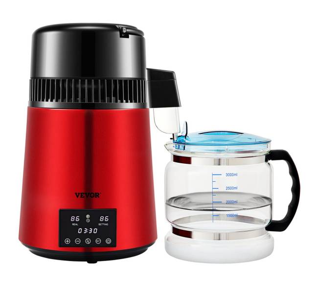 Vandens distiliatorius, 4L 750W, raudonas8