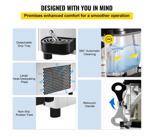 Komerciška šaldoma gėrimų mašina 6L5