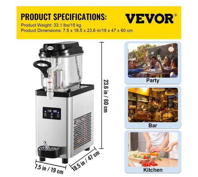 Komerciška šaldoma gėrimų mašina 6L6