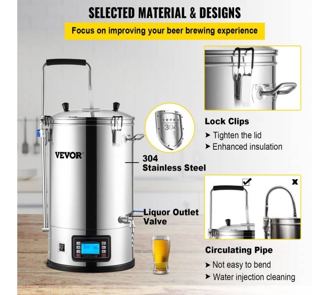 Elektrinė alaus virimo sistema 8 gal30 l5