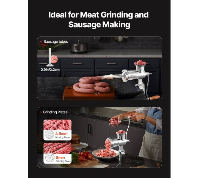 Rankinė mėsmalė, nerūdijantis plienas3