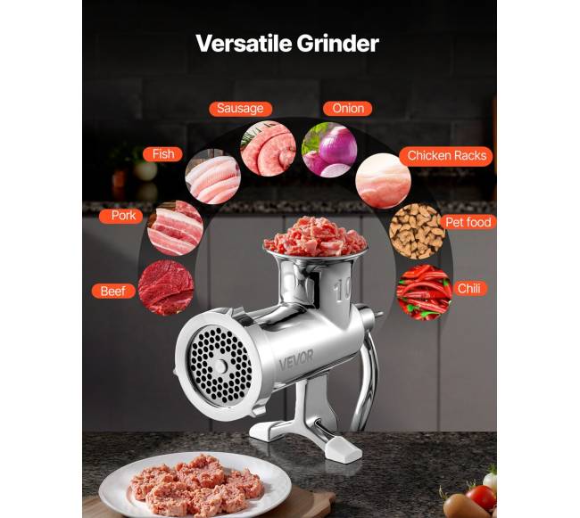 Rankinė mėsmalė, nerūdijantis plienas5