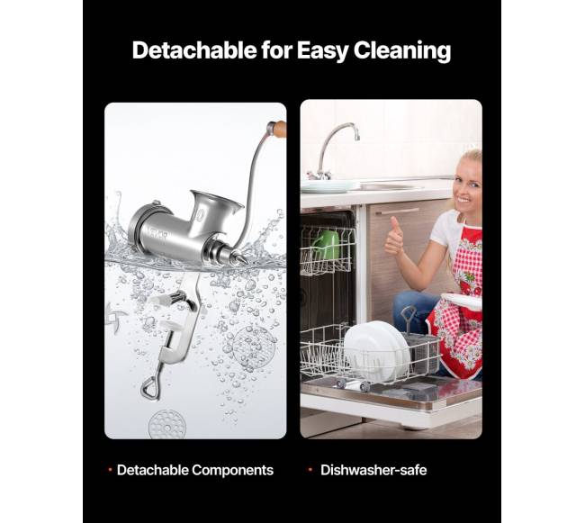 Rankinė mėsmalė, nerūdijantis plienas6