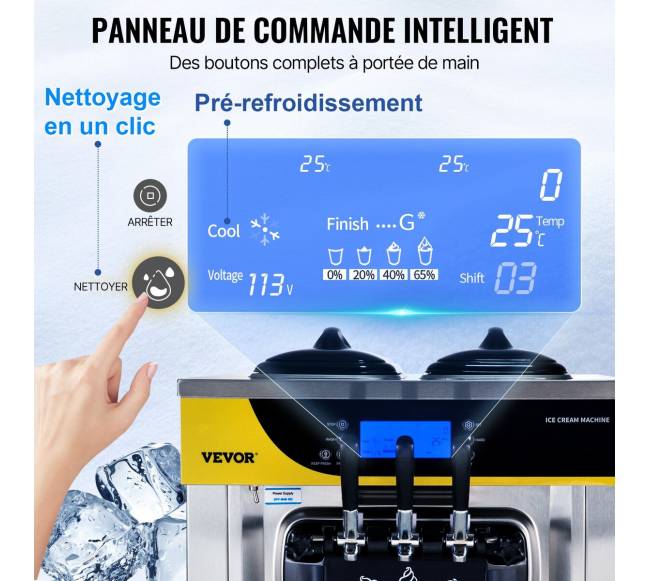 Komercinis ledų gaminimo aparatas, 22-30Lval.5